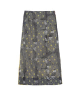 Shibori Organza/Fluid Taffeta Wrap Skirt-GANNI-Forget-me-nots Online Store