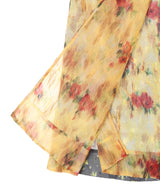 Shibori Organza/Fluid Taffeta Wrap Skirt-GANNI-Forget-me-nots Online Store