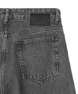 Rigid Denim Double Fly Baggy Jeans-GANNI-Forget-me-nots Online Store