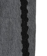 Rigid Denim Double Fly Baggy Jeans-GANNI-Forget-me-nots Online Store