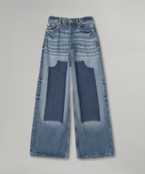Light Weight Denim Baggy Jeans-GANNI-Forget-me-nots Online Store
