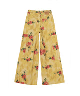 Print Denim Baggy Cargo Jeans-GANNI-Forget-me-nots Online Store