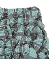 Grove Smocked Tartan Miniskirt