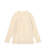 Rust Float Stitch Knitted Sweater