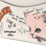Ganni Bou Card Holder Cat Signature-GANNI-Forget-me-nots Online Store