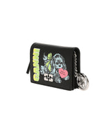 Ganni Bou Card Holder With Flap Blue Dog-GANNI-Forget-me-nots Online Store