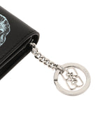 Ganni Bou Card Holder With Flap Blue Dog-GANNI-Forget-me-nots Online Store