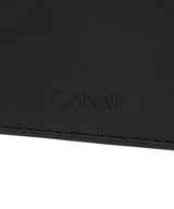 Ganni Bou Card Holder With Flap Blue Dog-GANNI-Forget-me-nots Online Store