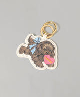 Dog Keyring-GANNI-Forget-me-nots Online Store