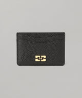 Ganni Bou Card Holder Grained Gold-GANNI-Forget-me-nots Online Store