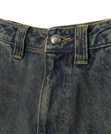 Unisex Twisted Zipper Pocket Jeans-Andersson Bell-Forget-me-nots Online Store