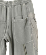 Unisex Layered Wide-Leg Sweatpants-Andersson Bell-Forget-me-nots Online Store