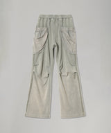 Unisex Layered Wide-Leg Sweatpants-Andersson Bell-Forget-me-nots Online Store