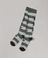 Stripey Knee High Socks-Aries-Forget-me-nots Online Store