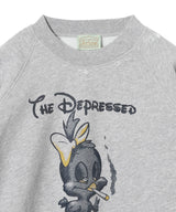 Destroyed Weedie Pie Raglan Sweat-Aries-Forget-me-nots Online Store