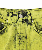 Heavy Acid Wash Wide Leg Short-Aries-Forget-me-nots Online Store