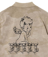 Aged Angel Camo SS Polo Shirt-Aries-Forget-me-nots Online Store