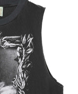 Faded Bunny Muscle Vest-Aries-Forget-me-nots Online Store