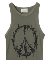 Barbed Peace Lightweight Vest Dress-Aries-Forget-me-nots Online Store