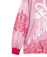 Graphic Gothic Lace Airtex LS-Aries-Forget-me-nots Online Store