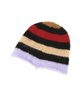 Brushed Stripe Beanie-Aries-Forget-me-nots Online Store