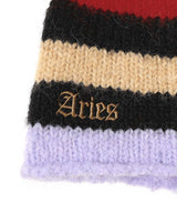Brushed Stripe Beanie-Aries-Forget-me-nots Online Store