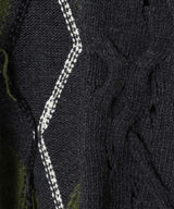 Argyle Fisherman Polo Sweater-Andersson Bell-Forget-me-nots Online Store