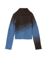 Flow Jaquard Short Cardigan-Andersson Bell-Forget-me-nots Online Store