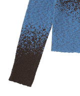 Flow Jaquard Short Cardigan-Andersson Bell-Forget-me-nots Online Store