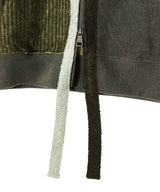 Color Blocked Knit Hoodie Zip Up-Andersson Bell-Forget-me-nots Online Store