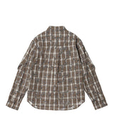 Check Layered Shirt-Andersson Bell-Forget-me-nots Online Store