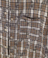 Check Layered Shirt-Andersson Bell-Forget-me-nots Online Store