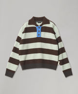 Bold Stripe Collar Sweater-Andersson Bell-Forget-me-nots Online Store