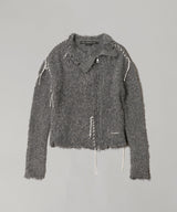 Harlow Damaged Knit Jacket-Andersson Bell-Forget-me-nots Online Store
