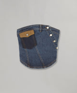 Denim Twist Bustier-Andersson Bell-Forget-me-nots Online Store