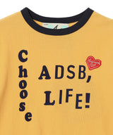 (Essential) Adsb Flocking Baby Ringer T-Shirt-Andersson Bell-Forget-me-nots Online Store