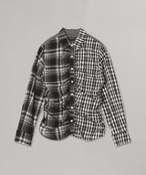 Shirred Check Shirt-Andersson Bell-Forget-me-nots Online Store