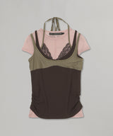 Upside-Down Layered T-Shirt-Andersson Bell-Forget-me-nots Online Store