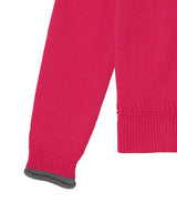Unisex Layered V-Neck Sweater-Andersson Bell-Forget-me-nots Online Store