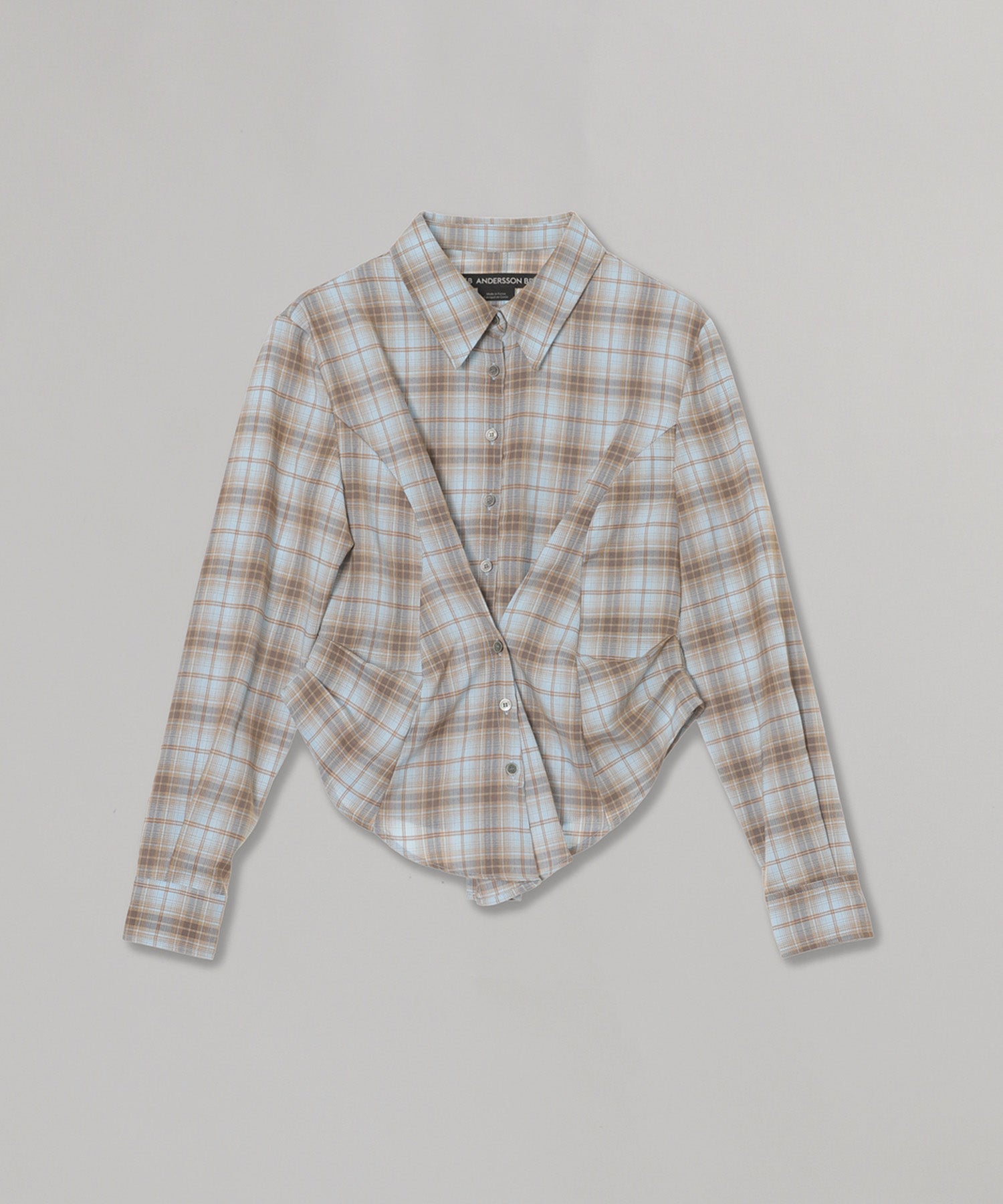 Check Draped Waist Shirt｜アンダーソン ベル(Andersson Bell 