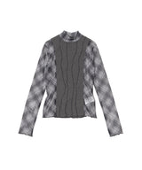 Layered Frame 001 Printed T-Shirt-Andersson Bell-Forget-me-nots Online Store