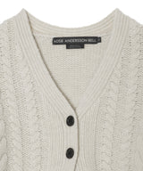 Cable Cropped Cardigan