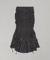 Gathered Soft Jersey Skirt-KNWLS-Forget-me-nots Online Store