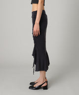 Gathered Soft Jersey Skirt-KNWLS-Forget-me-nots Online Store