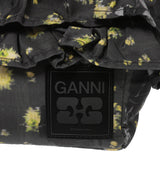 Mini Shopper Ruffle Print-GANNI-Forget-me-nots Online Store
