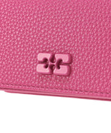 Bou Card Holder With Flap Grained-GANNI-Forget-me-nots Online Store