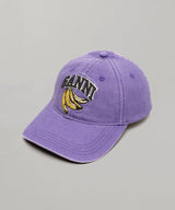 Washed Cotton Canvas Cap-GANNI-Forget-me-nots Online Store