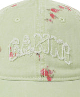 Printed Washed Cotton Canvas Cap-GANNI-Forget-me-nots Online Store