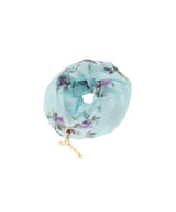 Scrunchie Printed Blue-GANNI-Forget-me-nots Online Store