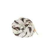 Scrunchie Printed Stretch Satin